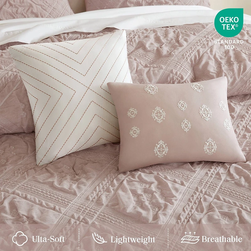 Madison Park Vera Sculpted Jacquard 5-pc. Comforter Set