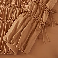 510 Design Evelina Ruched Soft Comforter Set