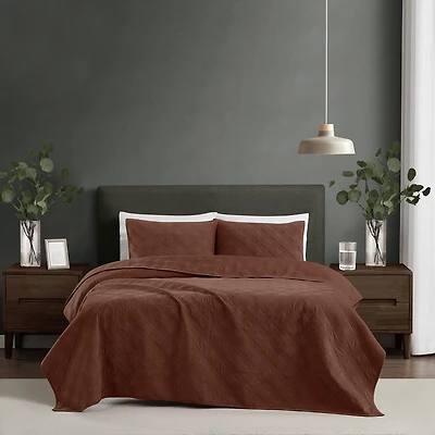 Brooklyn Loom Corduroy Pinsonic Quilt Set