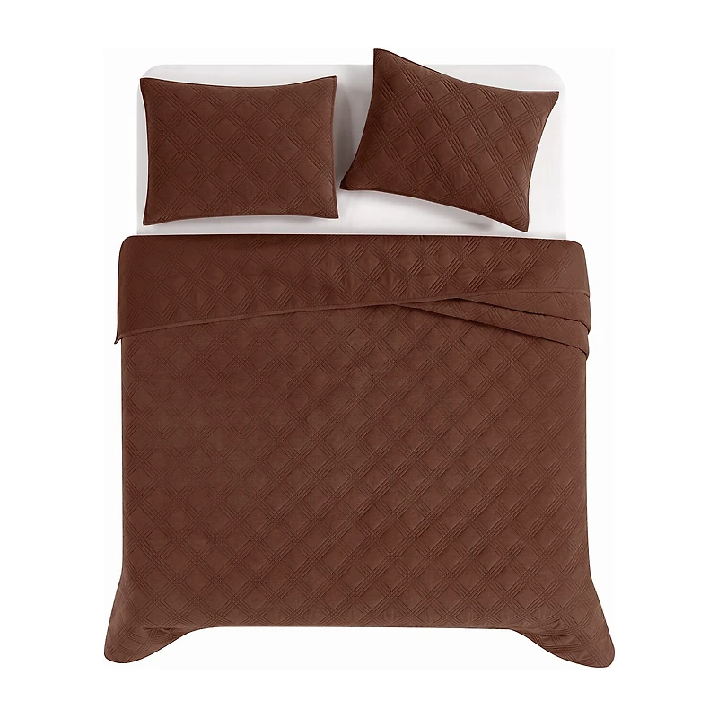 Brooklyn Loom Corduroy Pinsonic Quilt Set
