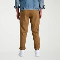Haggar Life Khaki Comfort Chino Mens Waistband Straight Fit Flat Front Pant