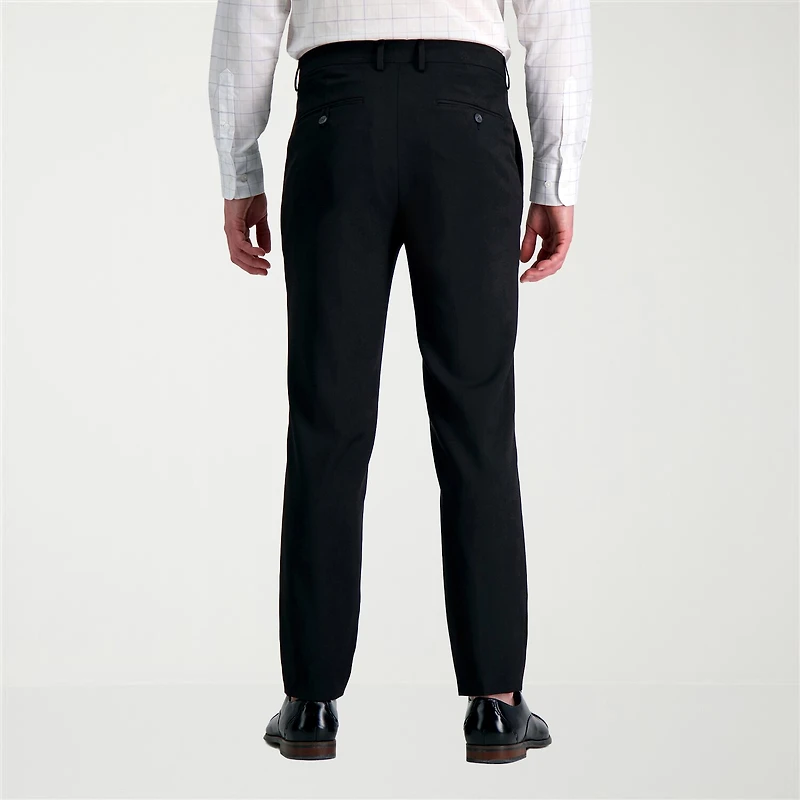 Haggar Smart Wash With Repreve Mens Stretch Fabric Slim Fit Flat Front Suit Pant