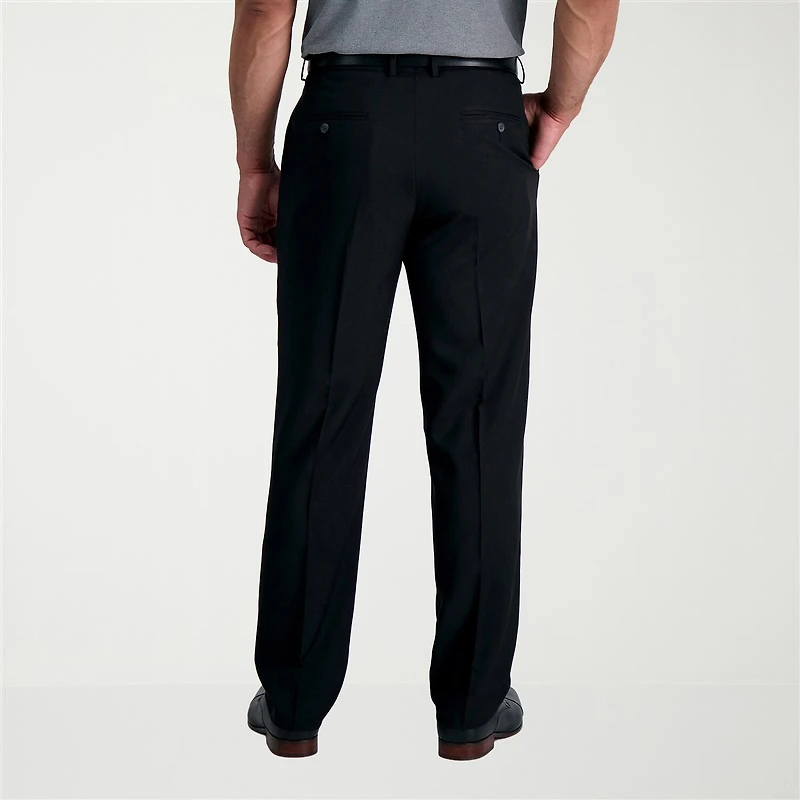 Haggar Smart Wash With Repreve Mens Stretch Fabric Classic Fit Flat Front Suit Pant