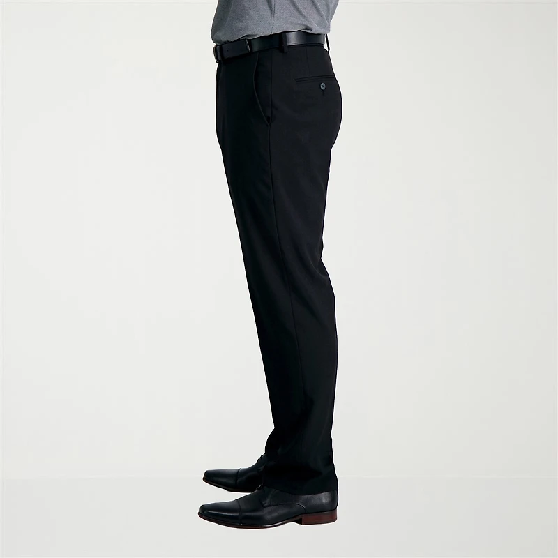 Haggar Smart Wash With Repreve Mens Stretch Fabric Classic Fit Flat Front Suit Pant