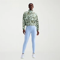 Nike Womens Mock Neck Long Sleeve Active Quarter-Zip Pullover