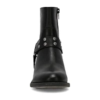 Frye and Co. Womens Conley Stacked Heel Booties