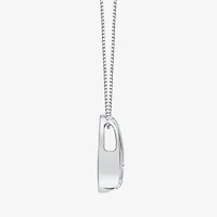 (I-J/Vs1-Vs2) Womens 1 CT. T.W. Lab Grown White Diamond 14K Gold Pear 18 Inch Pendant Necklace