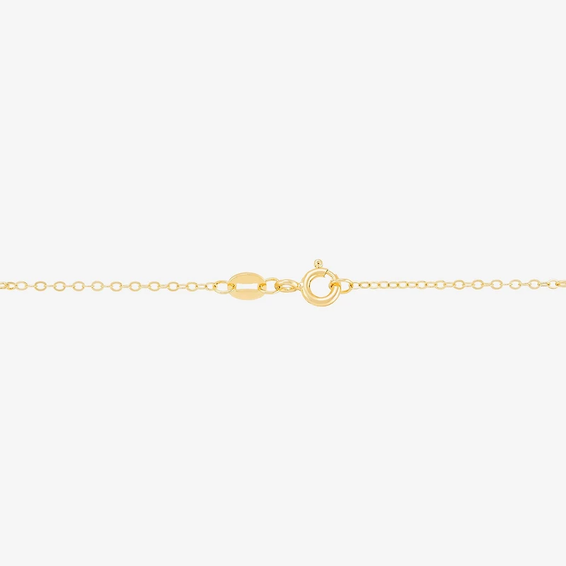Silver Addiction Womens 14K Gold Over Silver 17 Inch Cable Chain Necklace