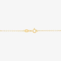 Silver Addiction Womens 14K Gold Over Silver 17 Inch Cable Chain Necklace