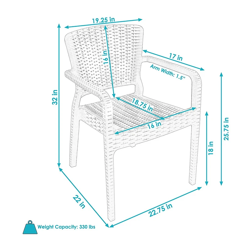 4 Pack Armchair
