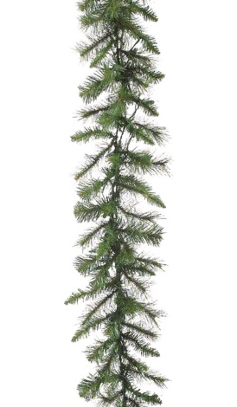 9' x 12'' Mixed Green Canyon Pine Artificial Christmas Garland - Unlit