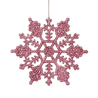 24ct Glitter Snowflake Christmas Ornaments 4