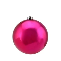 Magenta Pink Shatterproof Shiny Christmas Ball Ornament 6'' (150mm)