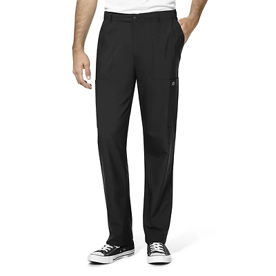 Wink® W123 Flat Front Cargo Pocket Mens Moisture Wicking Wrinkle Resistant Quick Dry Scrub Pant