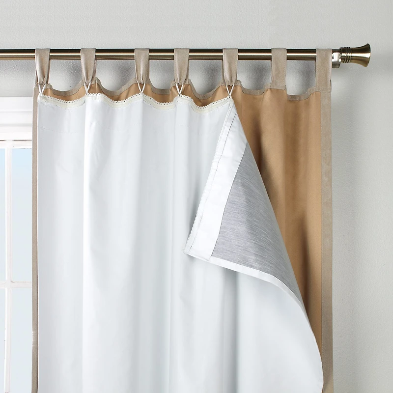 Thermaplus Ultimate Liner Energy Saving Noise Reduction Back Tab Curtain Liner