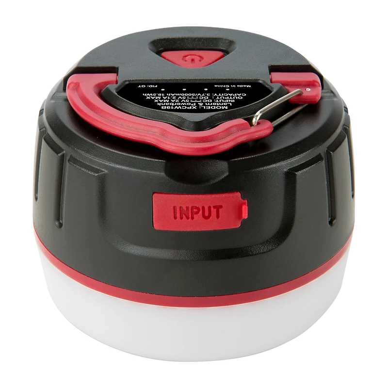 WeatherX XPCW19B Splash Proof LED Lantern with Powerbank