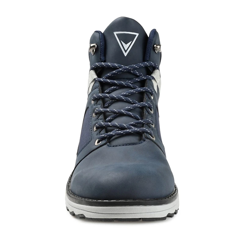 Vance Co Mens Derrick Flat Heel Lace-Up Boots