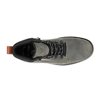 Territory Mens Drifter Block Heel Lace-Up Boots