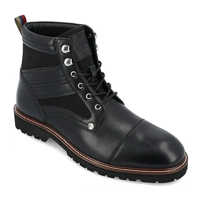 Thomas And Vine Mens Feron Flat Heel Lace Up Boots