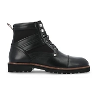 Thomas And Vine Mens Feron Flat Heel Lace Up Boots