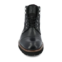 Thomas And Vine Mens Feron Flat Heel Lace Up Boots