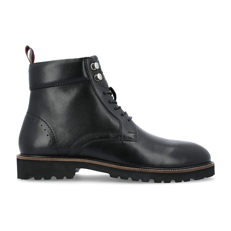 Thomas And Vine Mens Simeon Flat Heel Lace Up Boots