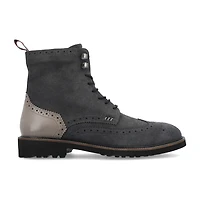Thomas And Vine Mens Welch Flat Heel Lace Up Boots