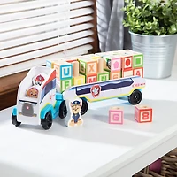Melissa & Doug Melissa & Doug Paw Patrol Wooden Abc Block Truck Building Blocks 32-pc.