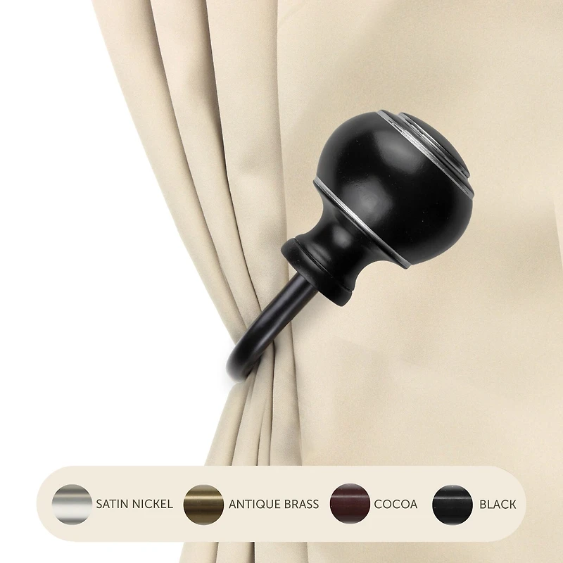 Rod Desyne Jaylin 2-pc. Curtain Holdback