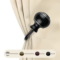Rod Desyne Jaylin 2-pc. Curtain Holdback