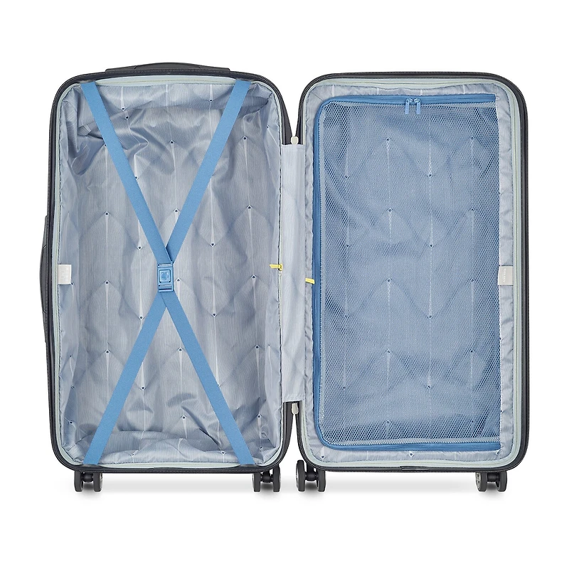 Delsey Paris Cruise 3.0 Trunk 26 Inch Hardside LIGHTWEIGHT Checked Spinner Luggage