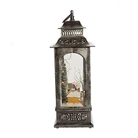 Kurt Adler Led Village Lantern Lighted Plays Music Christmas Tabletop Decor