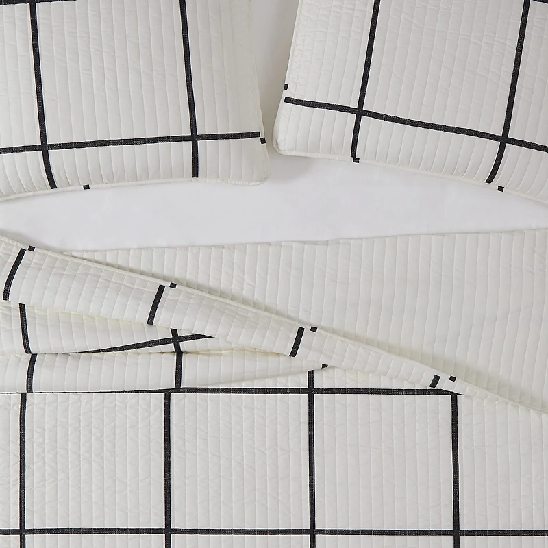 Truly Soft Kurt Windowpane Quilt Set