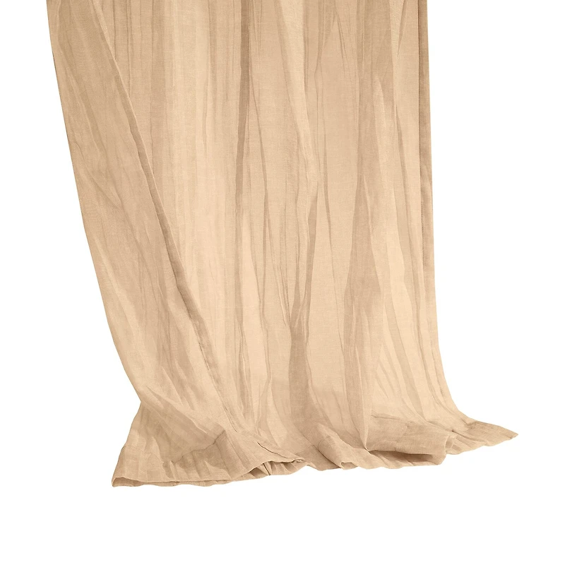 Habitat Paloma Rod Pocket Back Tab Sheer Single Curtain Panel