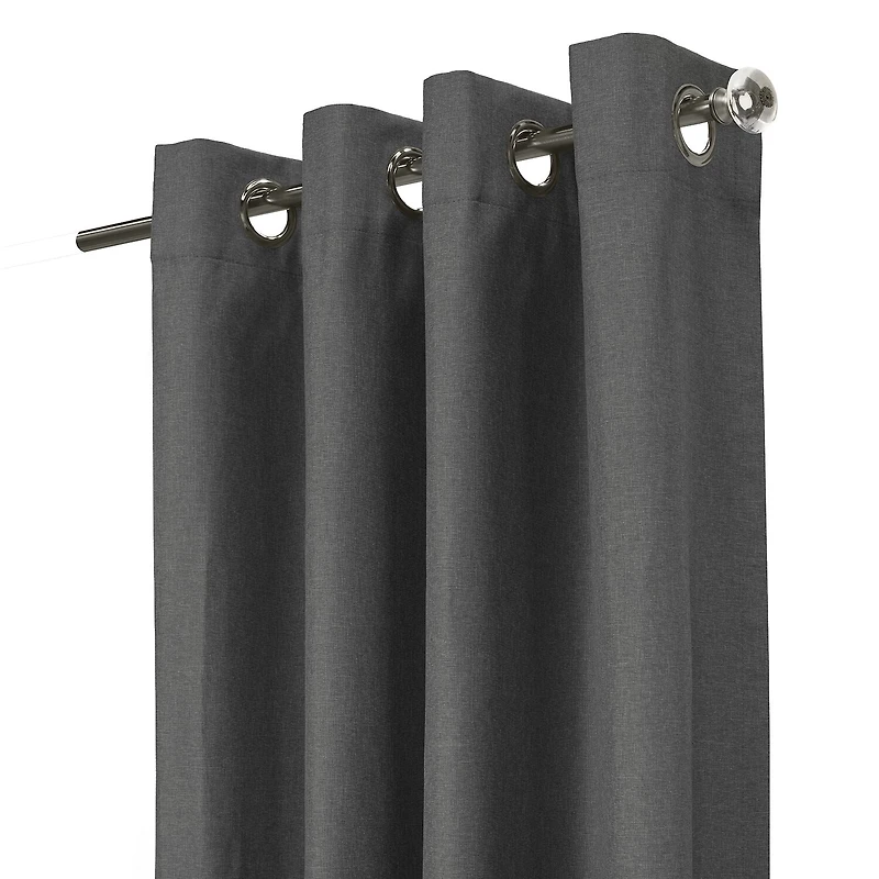 Thermaplus Edison Grommet Top Energy Saving 100% Blackout Single Curtain Panel