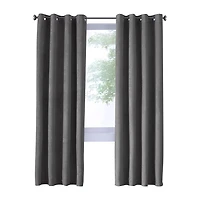 Thermaplus Navar Grommet Top Energy Saving 100% Blackout Single Curtain Panel