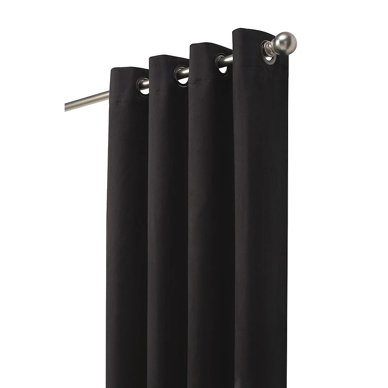 Thermaplus Navar Grommet Top Energy Saving 100% Blackout Single Curtain Panel