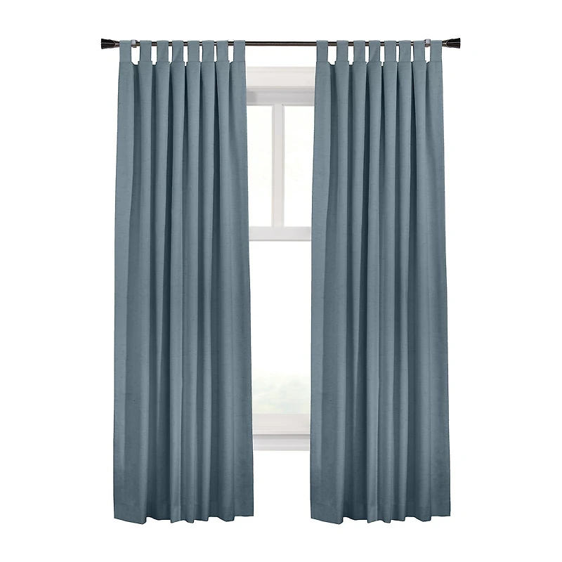 Thermaplus Ventura Tab Top Energy Saving 100% Blackout Set of 2 Curtain Panel
