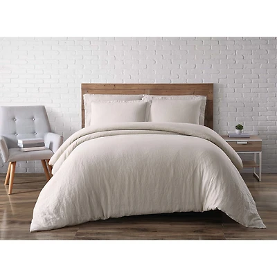 Brooklyn Loom Linen 3-pc. Duvet Cover Set