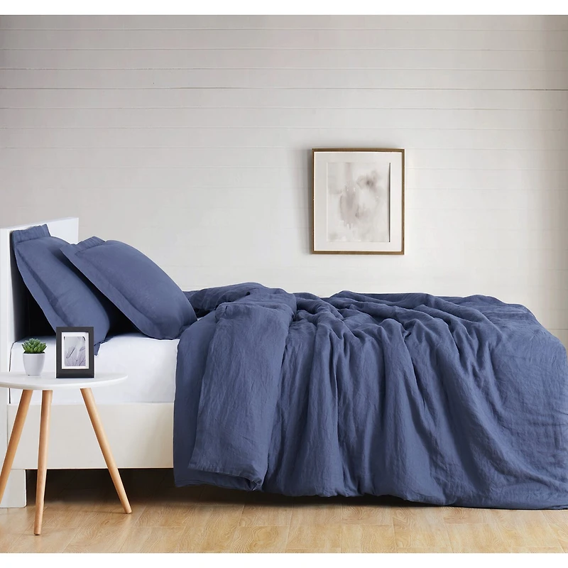 Brooklyn Loom Linen 3-pc. Duvet Cover Set