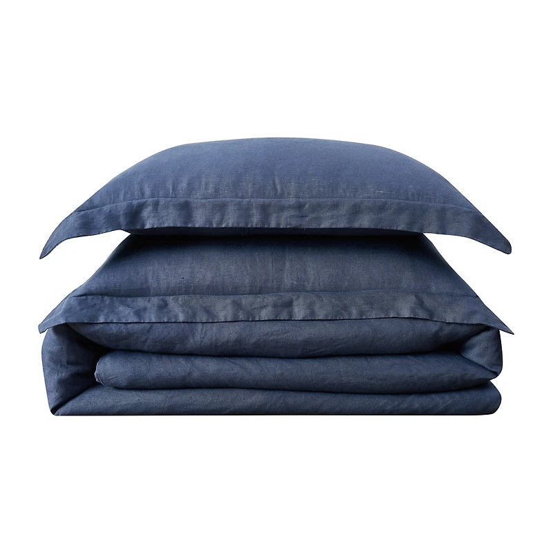 Brooklyn Loom Linen 3-pc. Duvet Cover Set