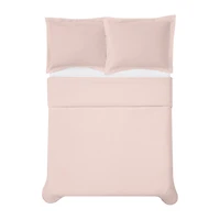 Cannon Solid Percale Duvet Cover Set