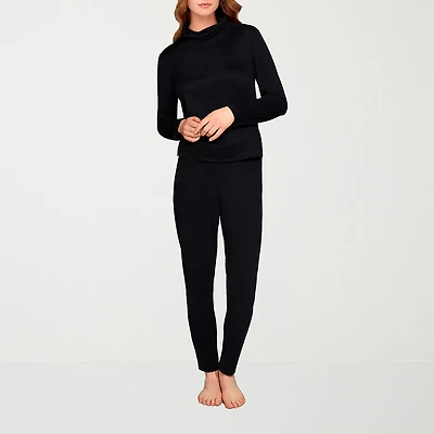 Ilusion Womens Long Sleeve 2-pc. Pajama Set