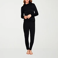 Ilusion Womens Long Sleeve 2-pc. Pajama Set