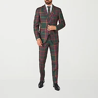 Opposuits Christmas Mixed Mesh Mens 3-pc. Suit Set