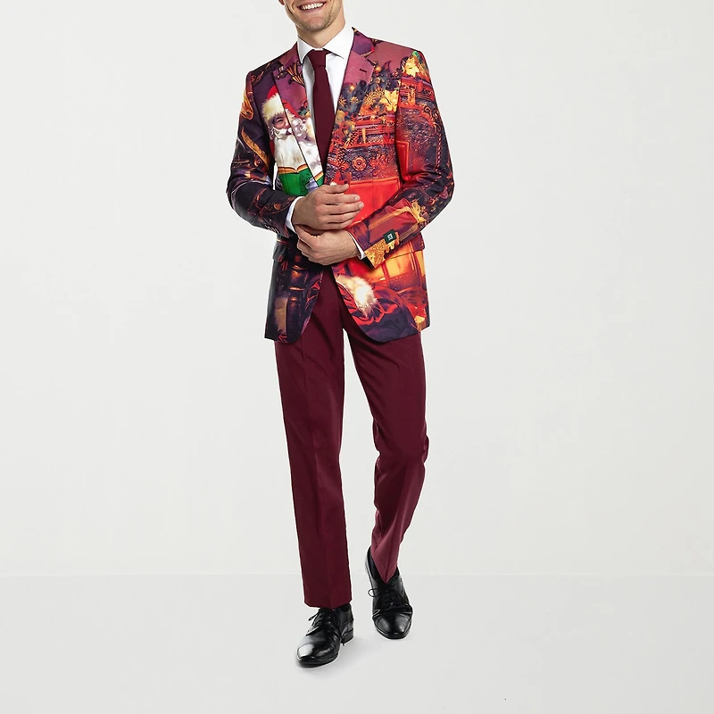 Opposuits Christmas Classic Claus Mens 3-pc. Suit Set