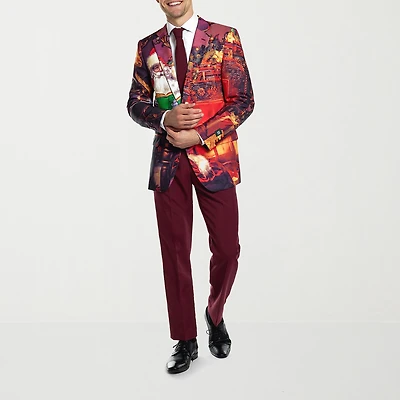 Opposuits Christmas Classic Claus Mens 3-pc. Suit Set