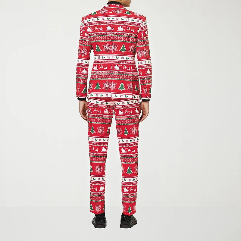 Opposuits Winter Wonderland Fairisle Mens 3-pc. Suit Set