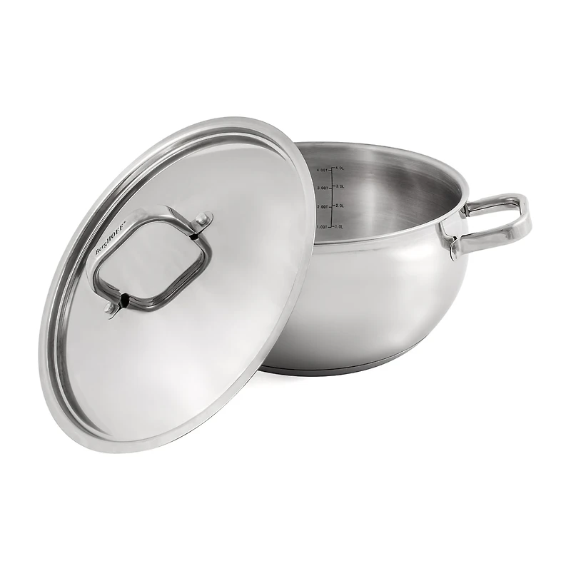BergHOFF Belly Shape 18/10 Stainless Steel 6-pc. Cookware Set