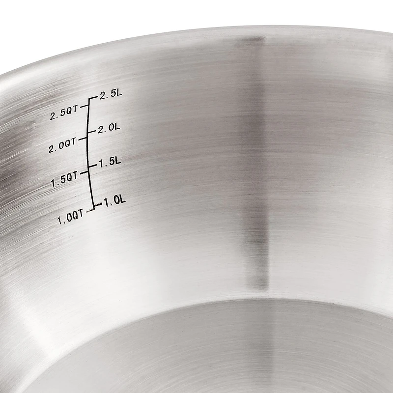 BergHOFF Belly Shape 18/10 Stainless Steel 3-pc.Cookware Set